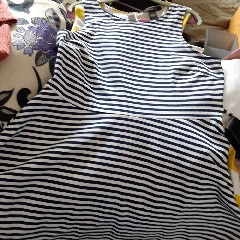 Barely worn blue and white skaters sundress